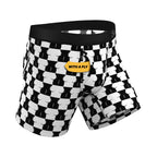 Shinesty The Chest Mate Checkered Ball Hammock Pouch Underwear with Fly 3XL