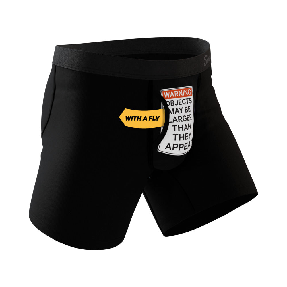 Shinesty The Rear View Size Warning Ball Hammock Pouch Underwear M