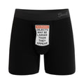 Shinesty The Rear View Size Warning Ball Hammock Pouch Underwear L