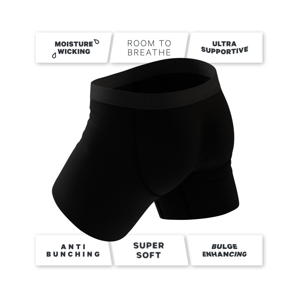 Shinesty The Rear View Size Warning Ball Hammock Pouch Underwear L