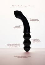 Chakrubs Xaga Viper Obsidian Wand