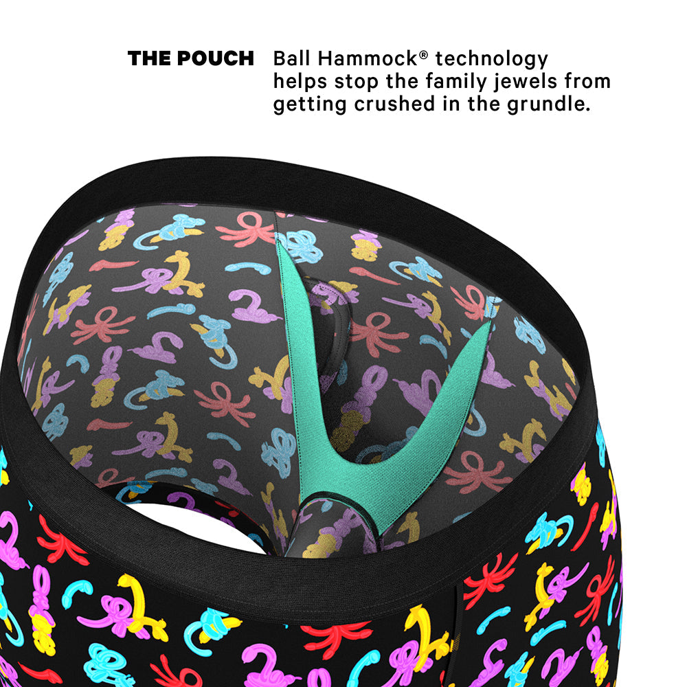 Shinesty The Knot Tonights Balloon Animal Ball Hammock Pouch Underwear with Fly S
