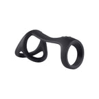 Magic Ridged Cock Strap & Ball Stretcher Black