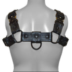 Prowler RED Bull Harness Black with Metal Fittings L