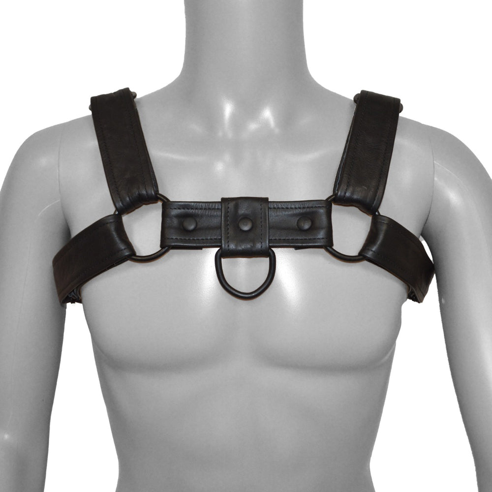 Prowler RED Bull Harness Black with Metal Fittings 2XL
