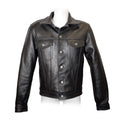 Prowler RED Leather Trucker Jacket M