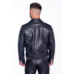 Prowler RED Leather Trucker Jacket S