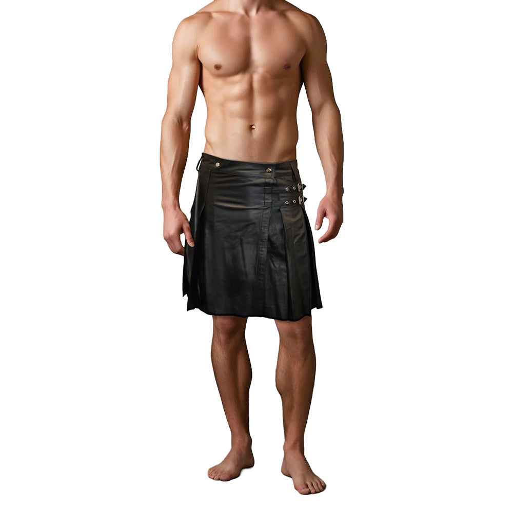 Prowler RED Leather Kilt Size 34-36
