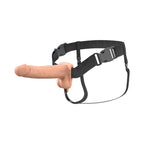 Fantasy X-Tensions Elite Vibrating Hollow Silicone Strap-On 7 in. Light