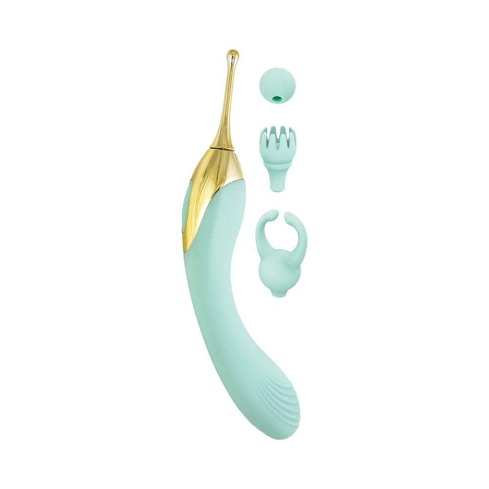 Gold Glam Tri-Tip Vibe Aqua