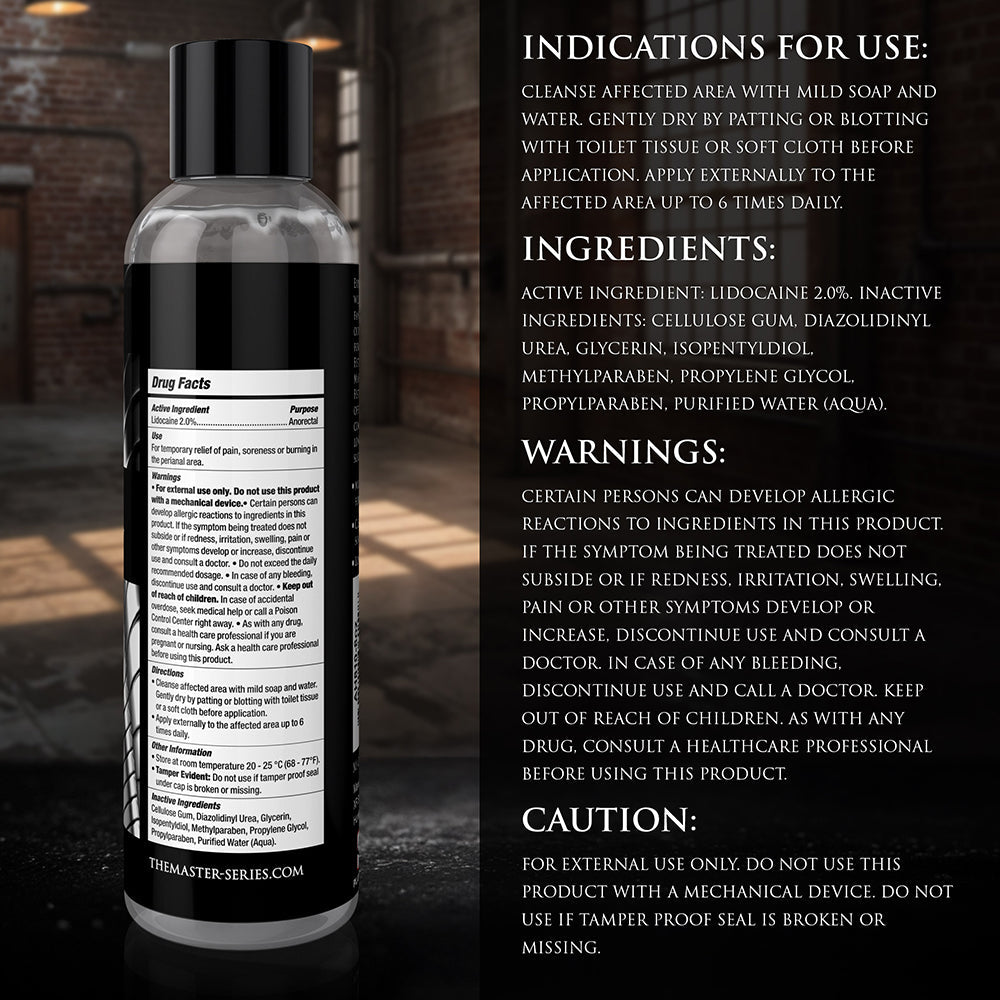 Master Series Fisting Lubricant 8 oz.