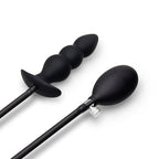 b-Vibe Beaded Inflatable Anal Plug with Hand Pump