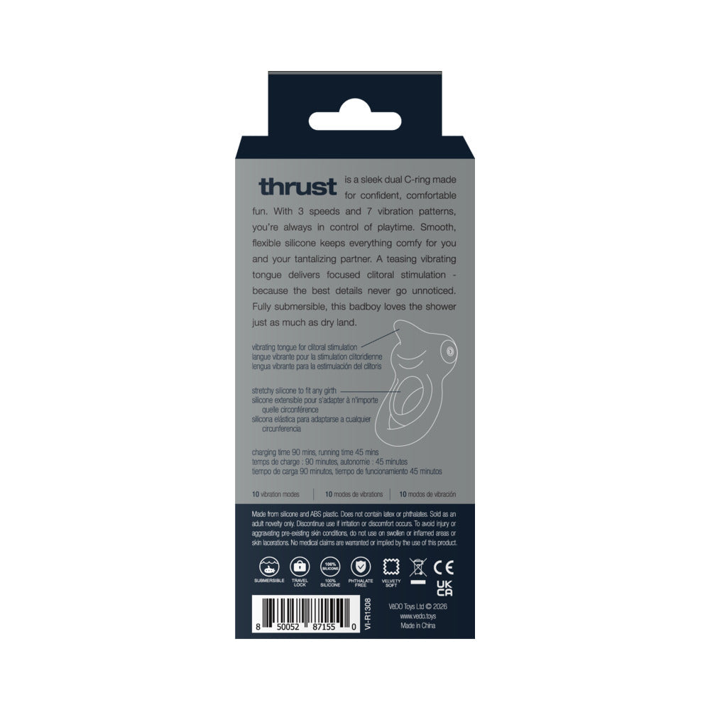 VeDO Thrust Rechargeable Dual C-Ring Black