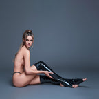 Allure Misbehavin'' Vinyl Stockings L