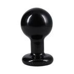 The Classic Round Butt Plug Black Medium