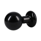 The Classic Round Butt Plug Black Medium