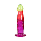 Crystal Jellies 7.5 in. Dong Rainbow