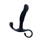 OptiMALE Ribbed Silicone P-Massager Black