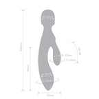 Together Toy Tri Delight Dual-Ended Triple Stim Wand & Rabbit Vibrator