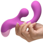 BANG! Gyro Rabbit Silicone Vibrator Purple