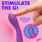 BANG! G-Spot Flexible Silicone Vibrator Purple