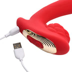 Bloomgasm Petal Twirl Clit Massaging Silicone Vibrator