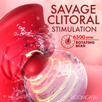 Bloomgasm Petal Twirl Clit Massaging Silicone Vibrator