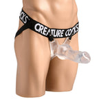 Creature Cocks Snow Wolf Hollow Strap-On with Harness