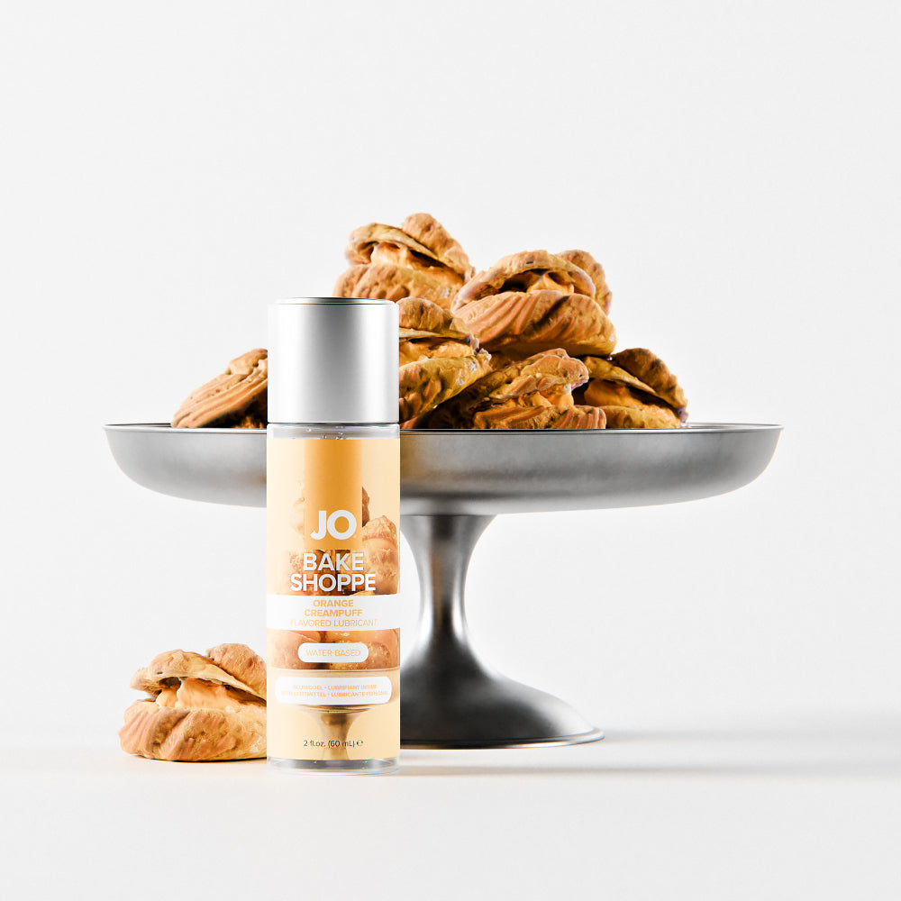JO Bake Shoppe Orange Creampuff Flavored Water-Based Lubricant 2 oz.