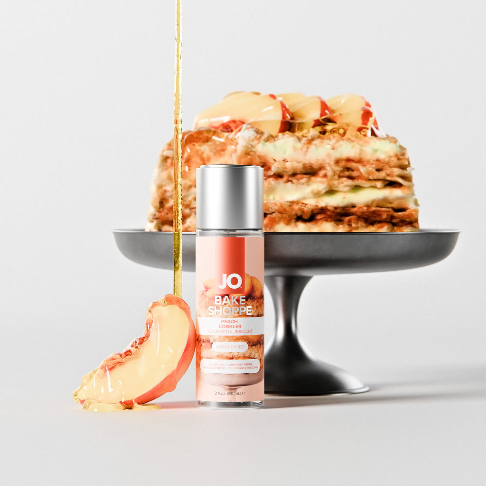 JO Bake Shoppe Peach Cobbler Flavored Water-Based Lubricant 2 oz.
