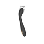 Spectrum Essentials Rechargeable Silicone G-Spot Vibrator Black