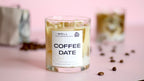 Coffee Date Container Candle Handmade Scented Coffee Aroma