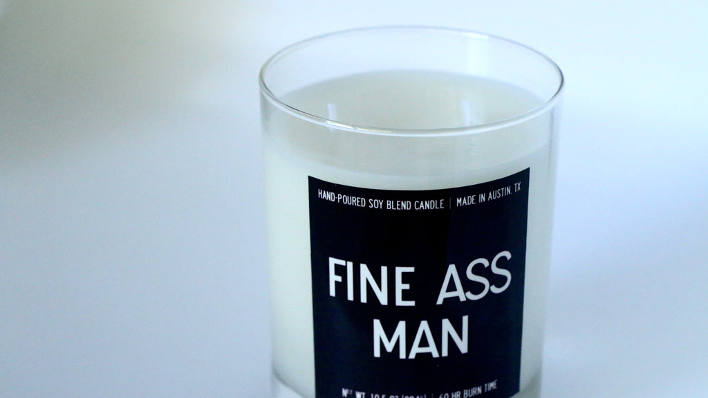 Fine Ass Man Container Candle Masculine Smoky Scent