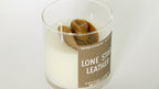 Leather Container Candle With Leather Fragrance And Wood Notes