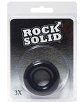Rock Solid 3 In Black Donut Ring C Ring Body Safe TPE