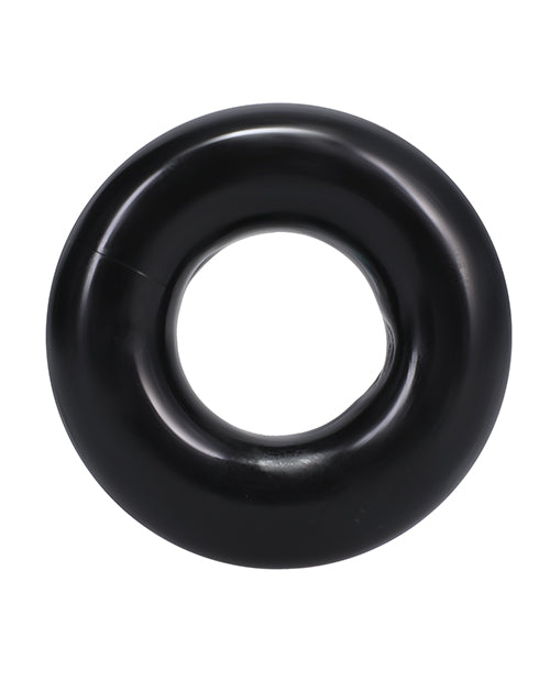 Rock Solid 3 In Black Donut Ring C Ring Body Safe TPE