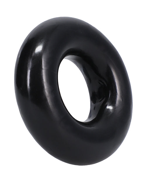 Rock Solid 3 In Black Donut Ring C Ring Body Safe TPE