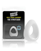 Rock Solid Stretcher Silicone Cock Ring Translucent