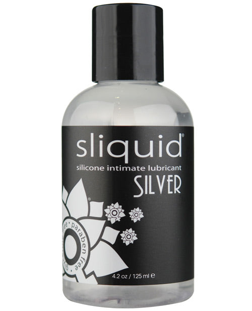Sliquid Silver Silicone Lube 4.2 Oz Glycerin Free Paraben Free