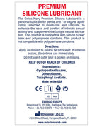 Swiss Navy Lube Silicone Lubricant 4 Oz Not Absorbed By Tissue