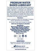 Swiss Navy Water Based Lube 8 Oz Bottle Easy Clean Formula