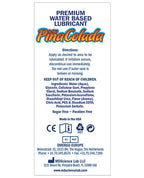 Pina Colada Flavored Lubricant 4 oz Paraben Free Sugar Free Non Sticky