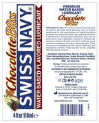 Chocolate Bliss Flavored Lubricant 4 oz Bottle Size