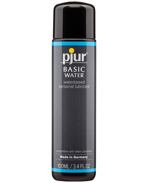 Pjur Basic Water Based Lubricant 100 ml Latex Safe Bottle