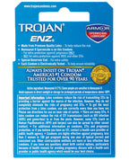 Trojan Enz Spermicidal Lubricated Latex Condoms 3-Pack