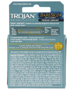 Trojan BareSkin Condoms Box 3 Thinnest Latex 40 Percent Thinner
