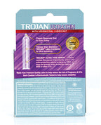 Trojan Ultra Thin Armor Spermicidal Condoms Box 3 Latex