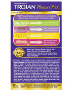 Trojan Pleasure Condoms Assorted Box Of 12 With 4 Textures