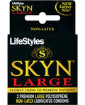 SKYN Elite Large Condoms Latex Free Natural Feel Box 3