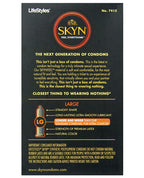 Lifestyles SKYN Elite Large Condoms Non Latex 56mm 12 Count Box